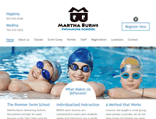 Tablet Screenshot of marthaburns.com